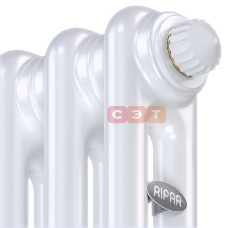 Радиатор стальной 2х трубный Rifar TUBOG 08 секций (в. 1800мм, подкл. -  донное левое/правое, ТЕРМОКЛАПАН)